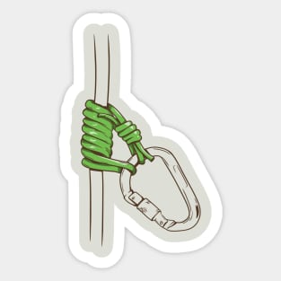 Autoblock third hand climbing knot Sticker